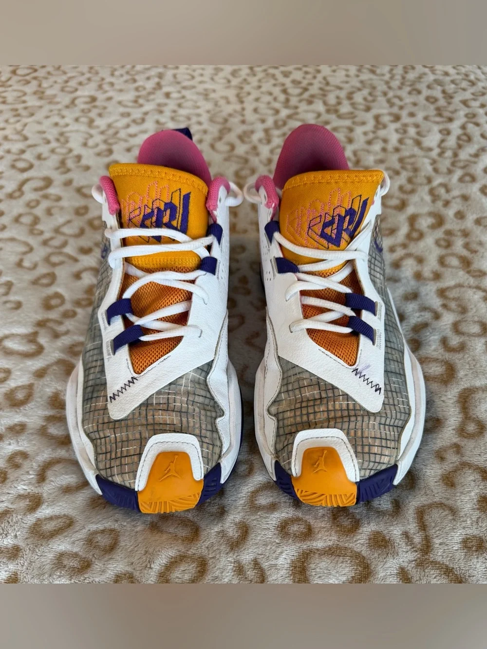 Jordan One Take 4 White Purple-Gold Shoes  Men’s Size: 8 / Women’s 9.5
